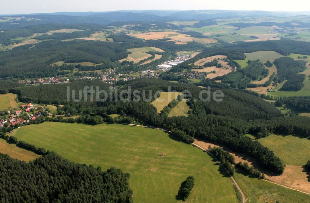 Königsee - Rottenbach aus der Vogelperspektive: Rottenbach im Bundesland Thüringen