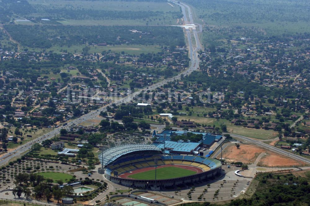 Luftaufnahme Rustenburg - Royal Bafokeng Stadion / Stadium Rustenburg Südafrika / South Africa