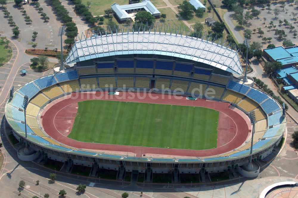 Rustenburg von oben - Royal Bafokeng Stadion / Stadium Rustenburg Südafrika / South Africa