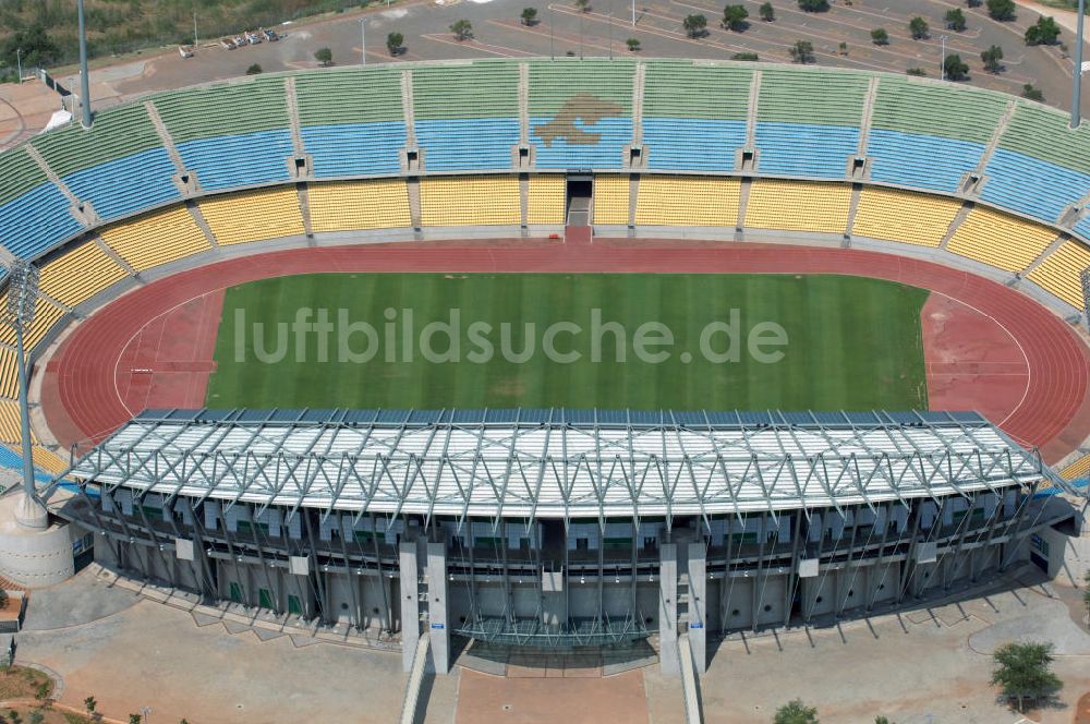 Luftaufnahme Rustenburg - Royal Bafokeng Stadion / Stadium Rustenburg Südafrika / South Africa