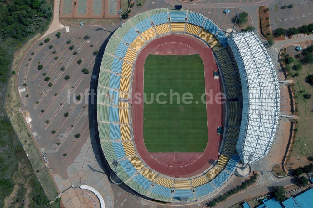 Luftbild Rustenburg - Royal Bafokeng Stadion / Stadium Rustenburg Südafrika / South Africa