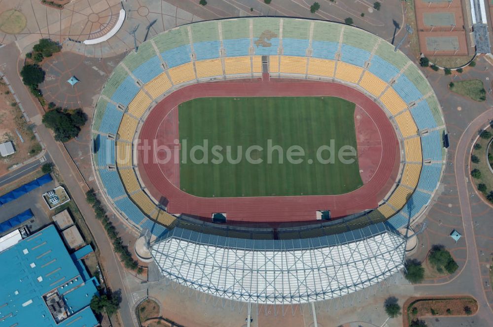 Luftaufnahme Rustenburg - Royal Bafokeng Stadion / Stadium Rustenburg Südafrika / South Africa