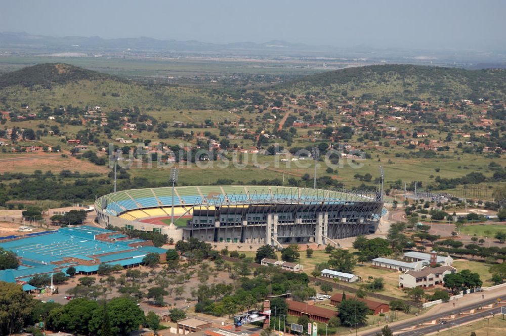 Rustenburg aus der Vogelperspektive: Royal Bafokeng Stadion / Stadium Rustenburg Südafrika / South Africa