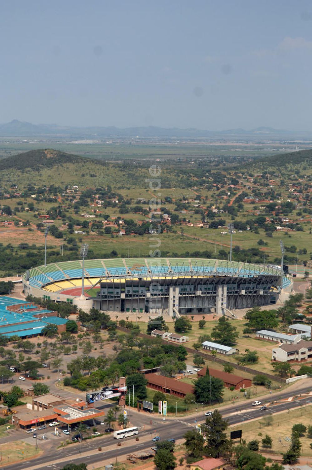 Luftbild Rustenburg - Royal Bafokeng Stadion / Stadium Rustenburg Südafrika / South Africa