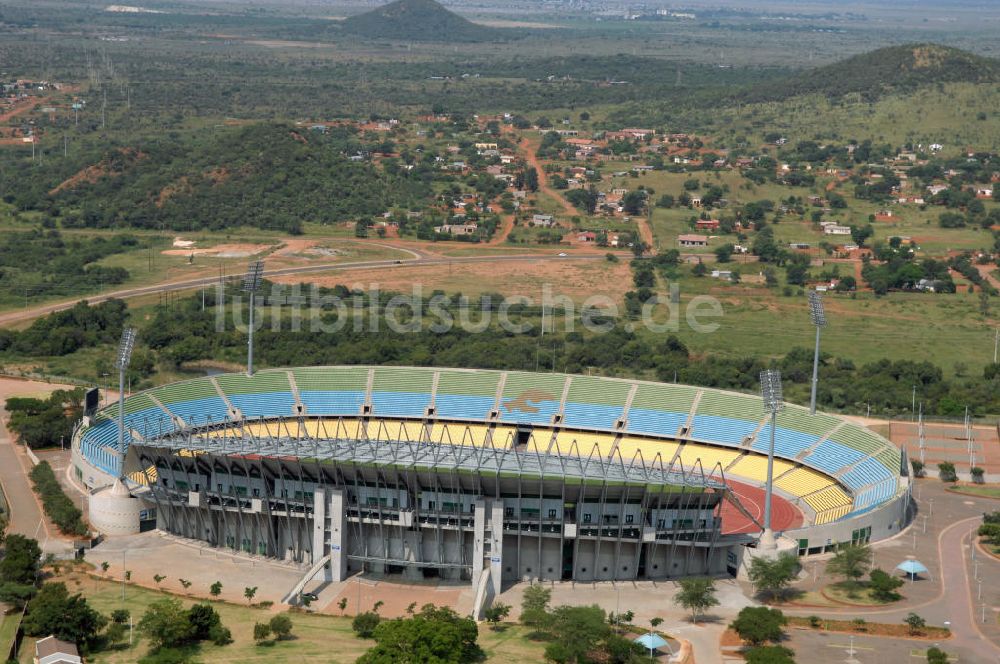 Luftaufnahme Rustenburg - Royal Bafokeng Stadion / Stadium Rustenburg Südafrika / South Africa