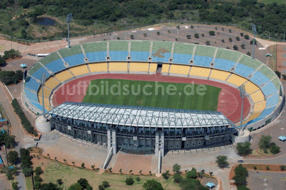 Luftaufnahme Rustenburg - Royal Bafokeng Stadion / Stadium Rustenburg Südafrika / South Africa