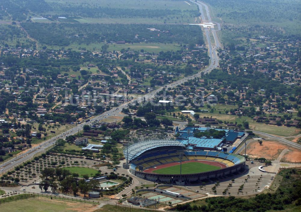 Luftaufnahme Rustenburg - Royal Bafokeng Stadion / Stadium Rustenburg Südafrika / South Africa