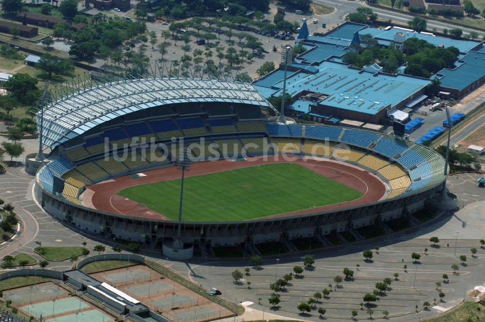 Rustenburg von oben - Royal Bafokeng Stadion / Stadium Rustenburg Südafrika / South Africa