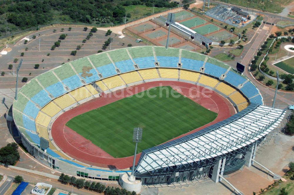 Rustenburg aus der Vogelperspektive: Royal Bafokeng Stadion / Stadium Rustenburg Südafrika / South Africa