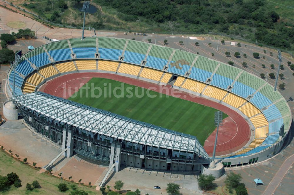 Luftaufnahme Rustenburg - Royal Bafokeng Stadion / Stadium Rustenburg Südafrika / South Africa