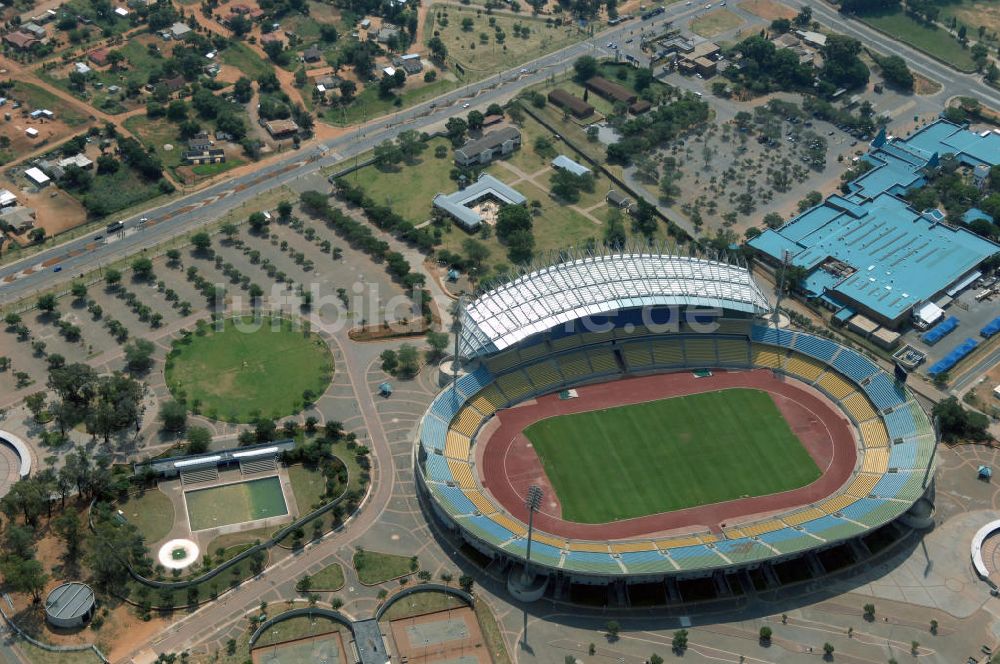 Luftbild Rustenburg - Royal Bafokeng Stadion / Stadium Rustenburg Südafrika / South Africa