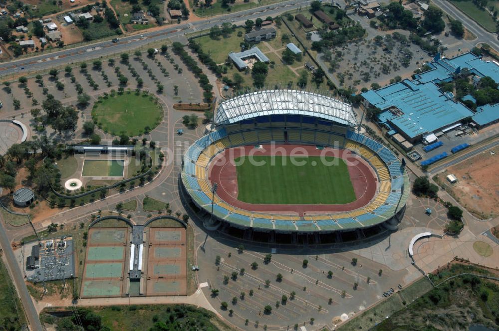 Luftaufnahme Rustenburg - Royal Bafokeng Stadion / Stadium Rustenburg Südafrika / South Africa