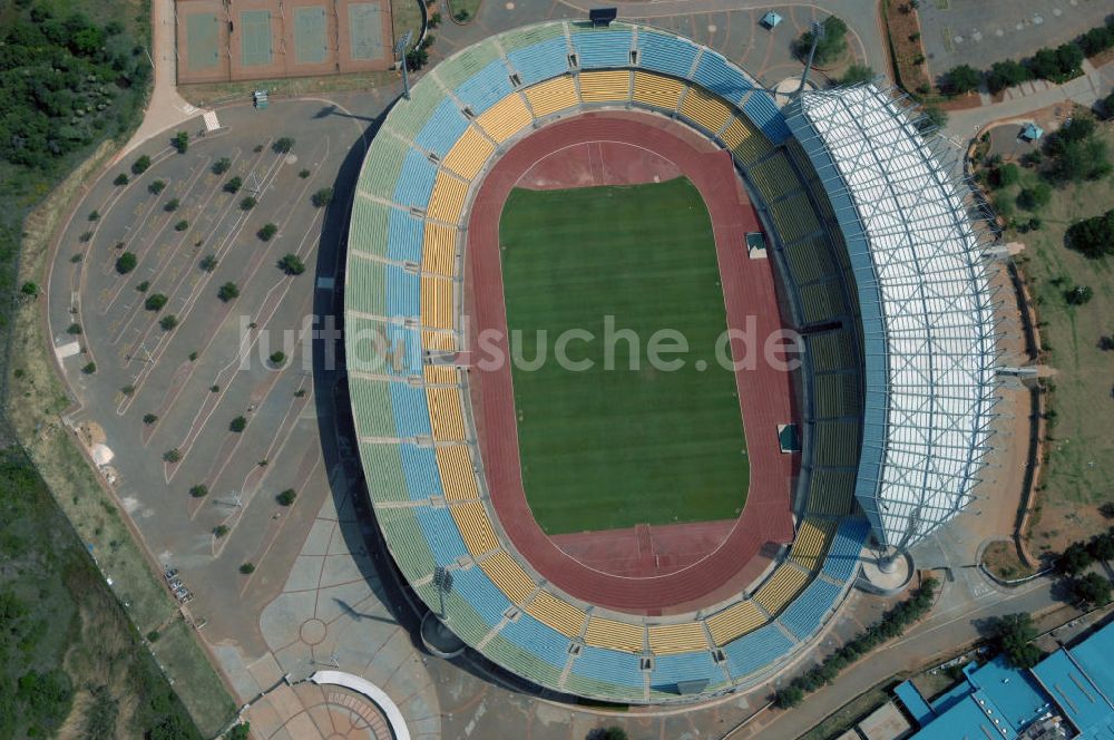 Luftbild Rustenburg - Royal Bafokeng Stadion / Stadium Rustenburg Südafrika / South Africa