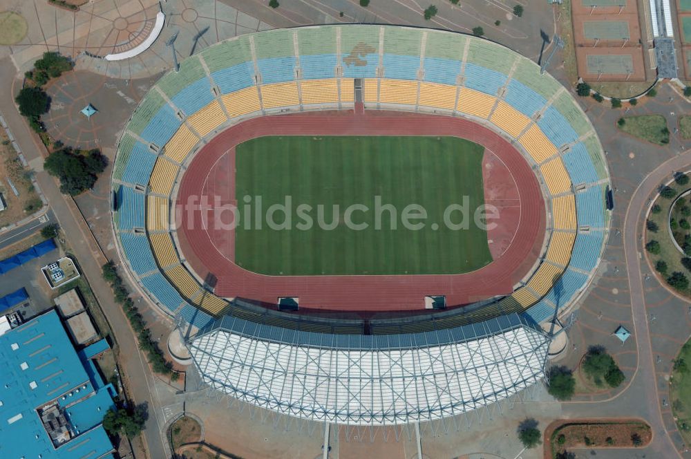 Luftaufnahme Rustenburg - Royal Bafokeng Stadion / Stadium Rustenburg Südafrika / South Africa