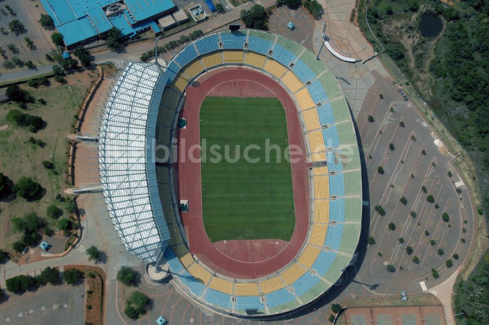 Luftbild Rustenburg - Royal Bafokeng Stadion / Stadium Rustenburg Südafrika / South Africa