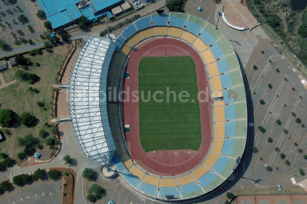 Luftaufnahme Rustenburg - Royal Bafokeng Stadion / Stadium Rustenburg Südafrika / South Africa