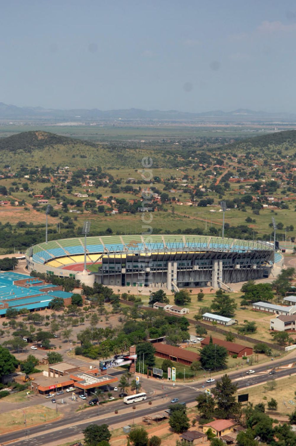 Rustenburg aus der Vogelperspektive: Royal Bafokeng Stadion / Stadium Rustenburg Südafrika / South Africa