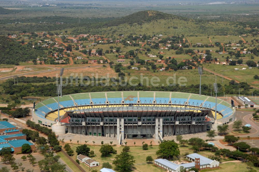 Luftaufnahme Rustenburg - Royal Bafokeng Stadion / Stadium Rustenburg Südafrika / South Africa