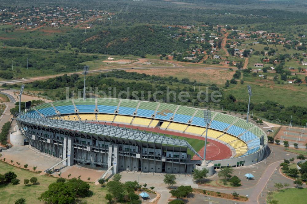 Rustenburg von oben - Royal Bafokeng Stadion / Stadium Rustenburg Südafrika / South Africa