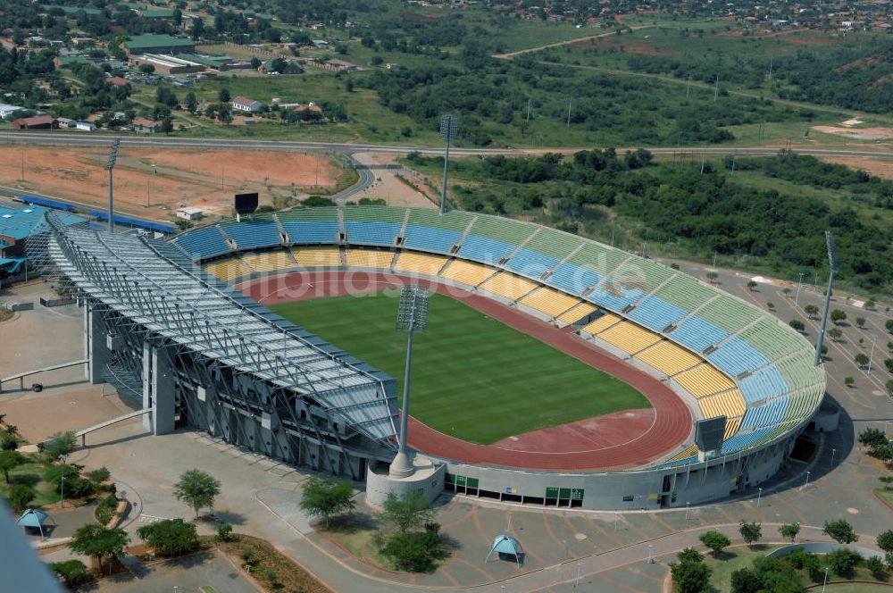 Luftbild Rustenburg - Royal Bafokeng Stadion / Stadium Rustenburg Südafrika / South Africa