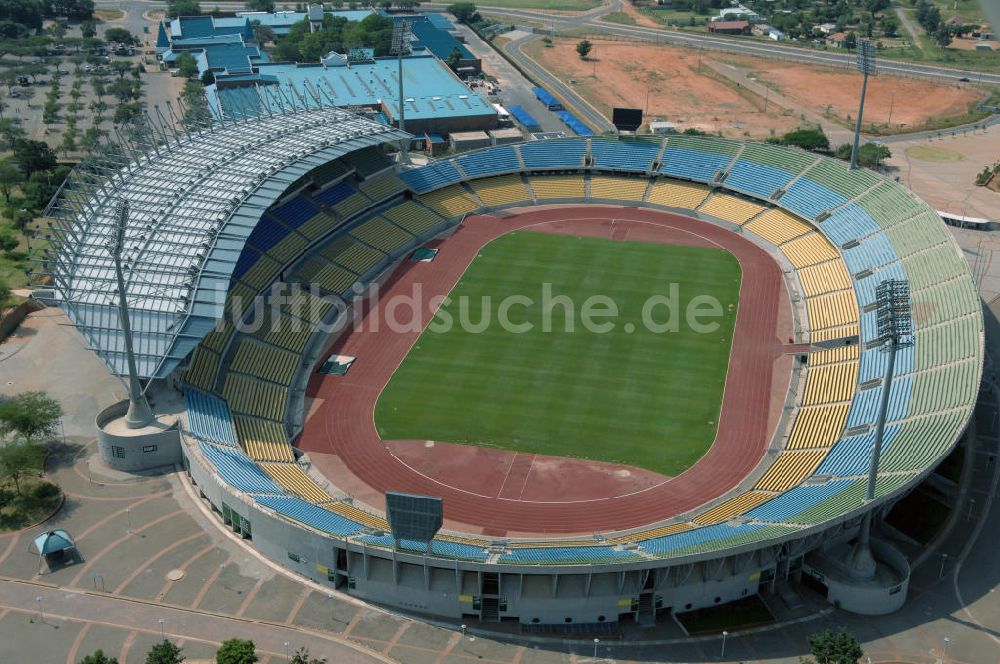 Luftaufnahme Rustenburg - Royal Bafokeng Stadion / Stadium Rustenburg Südafrika / South Africa