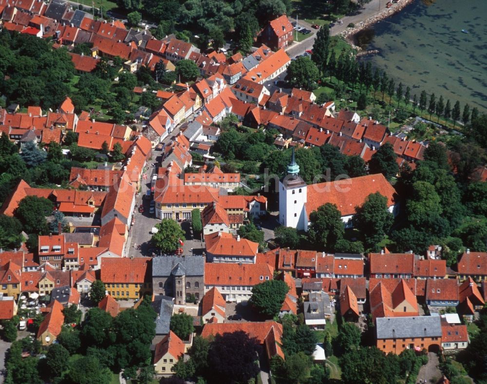Ärösköbing Sogn aus der Vogelperspektive: Ärösköbing Sogn in Dänemark