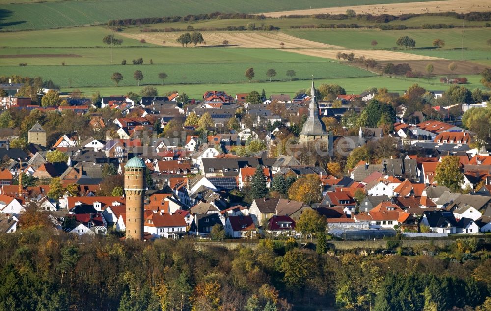 Rüthen von oben - Rüthen im Sauerland in Nordrhein-Westfalen