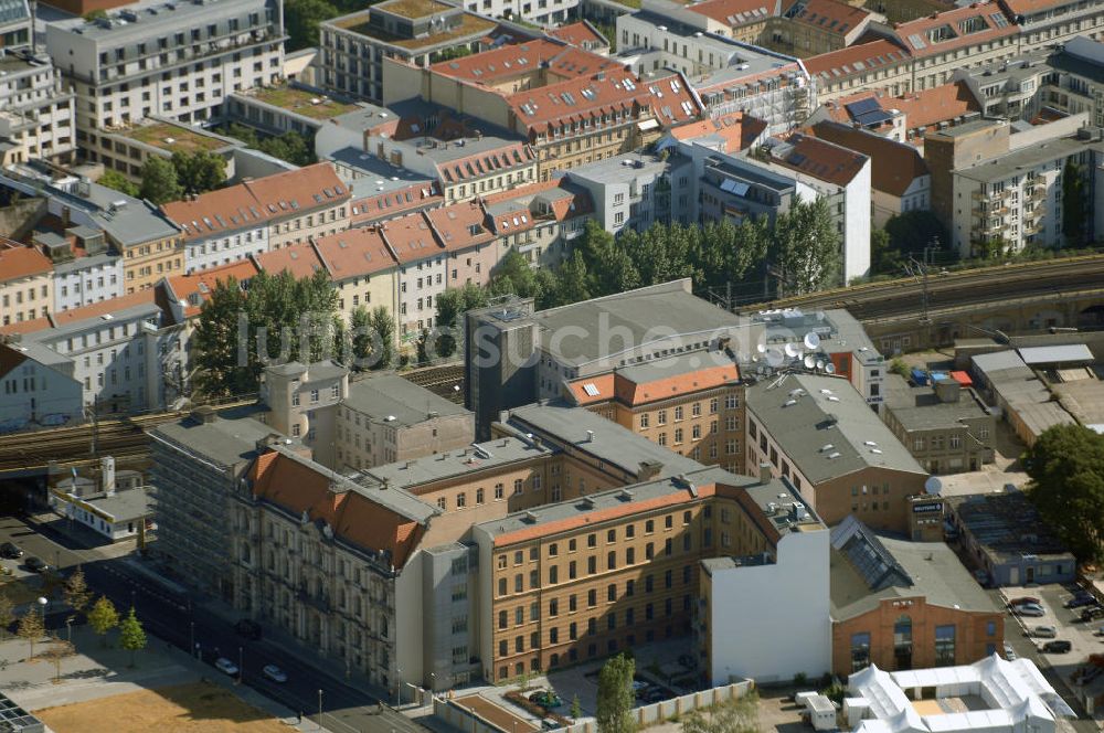 Luftaufnahme Berlin - RTL und REUTERS am Schiffbauerdamm in Berlin