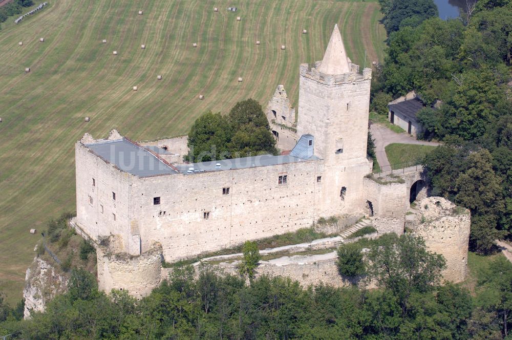 Bad Kösen von oben - Rudelsburg (Bad Kösen)