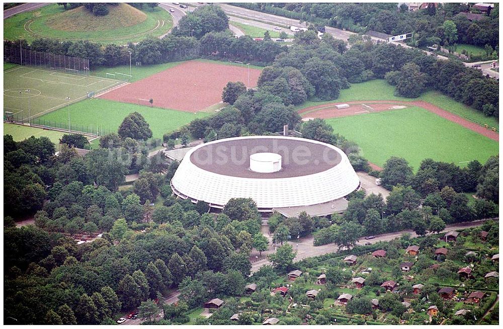 Luftbild München - Rudi-Sedlmayer-Halle in München