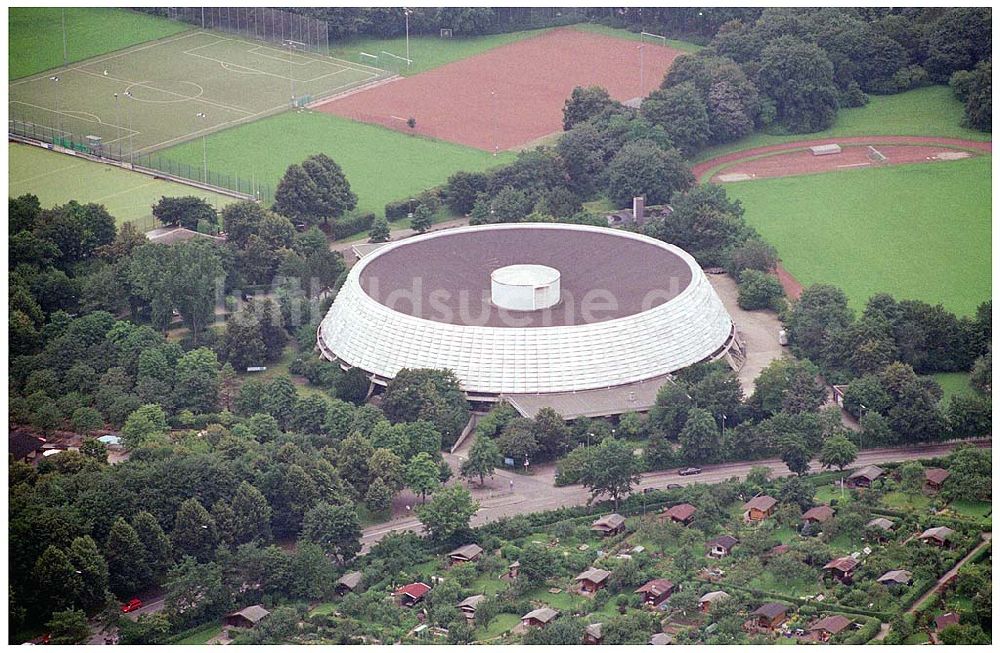 Luftaufnahme München - Rudi-Sedlmayer-Halle in München