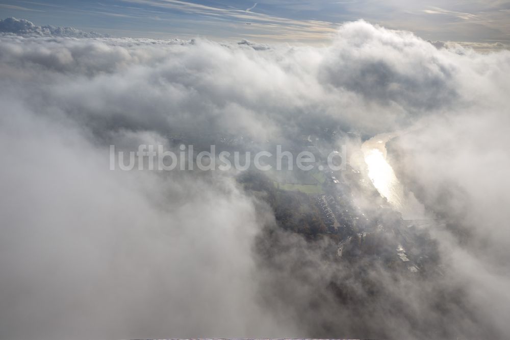 Mülheim an der Ruhr von oben - Ruhr bei Mülheim an der Ruhr im Ruhrgebiet in Nordrhein-Westfalen