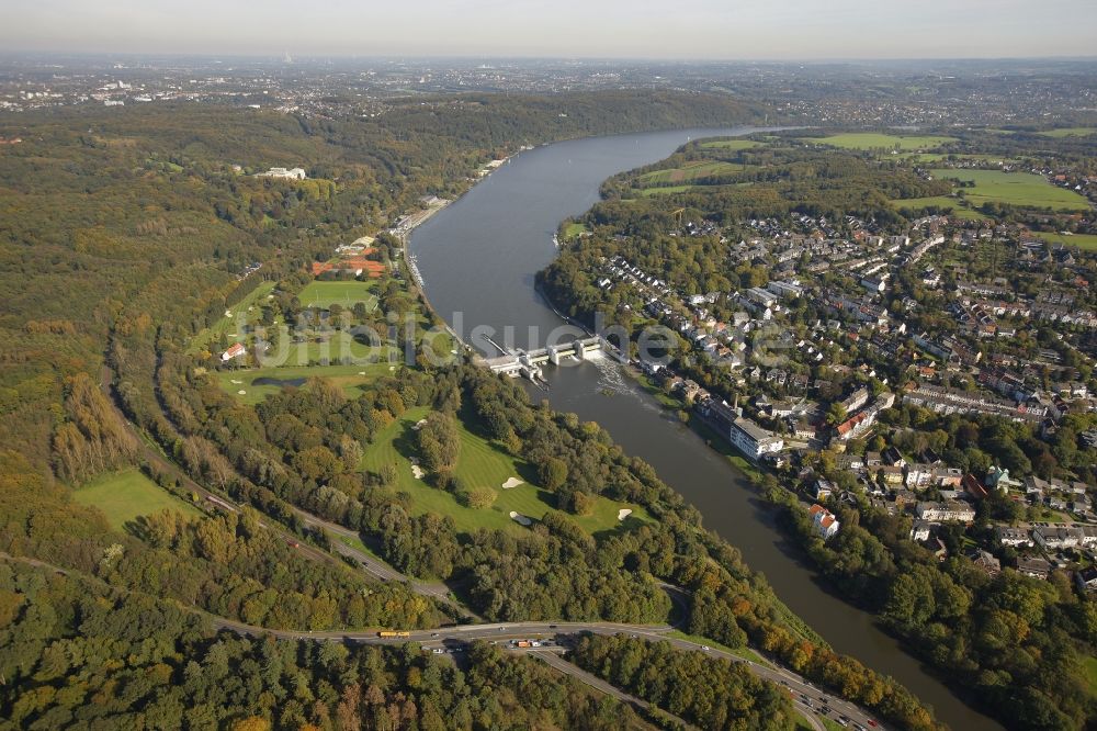 Essen von oben - Ruhr in Essen im Bundesland Nordrhein-Westfalen