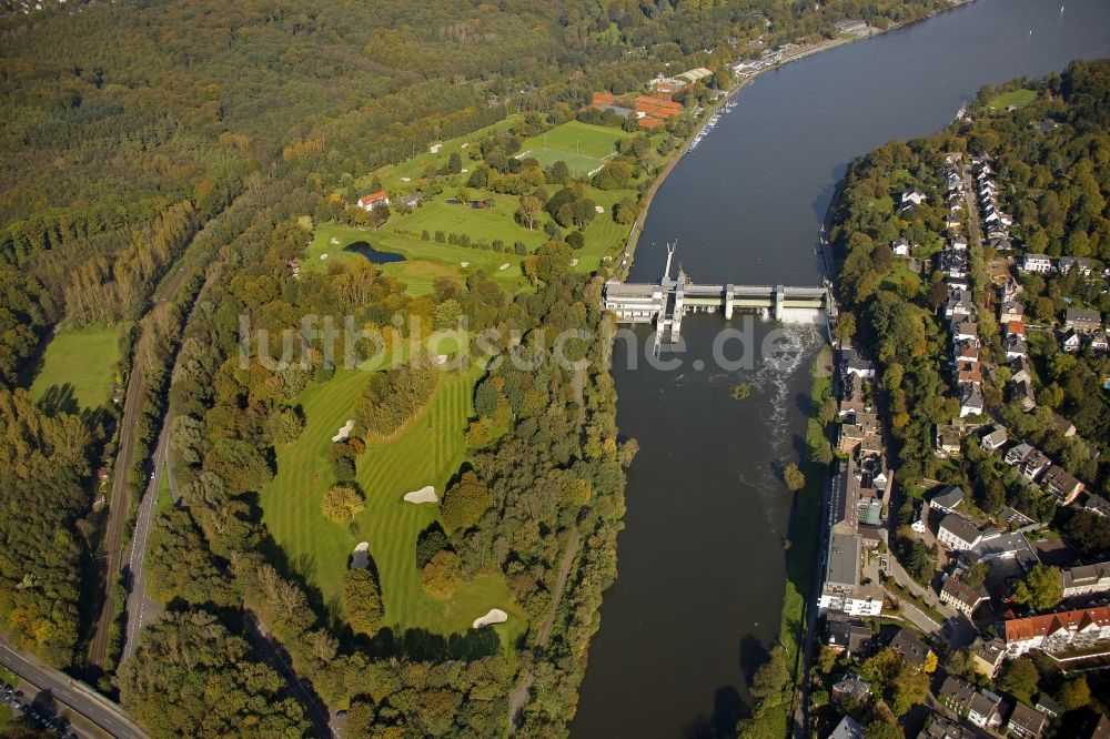 Luftbild Essen - Ruhr in Essen im Bundesland Nordrhein-Westfalen