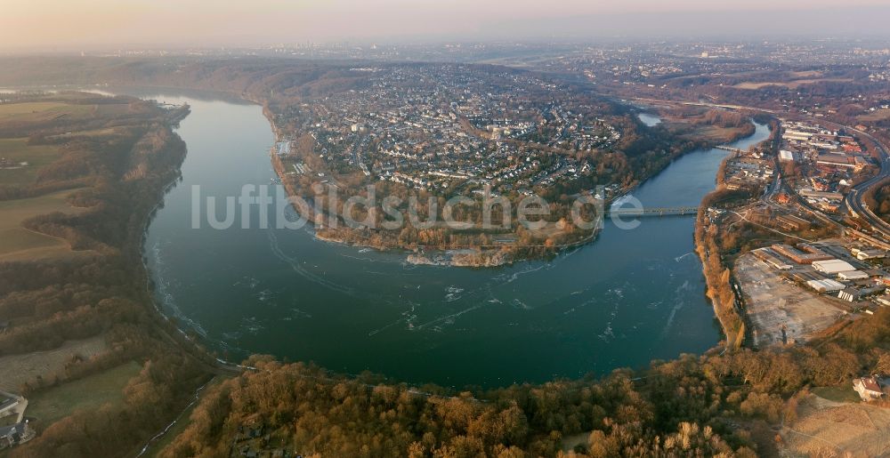 Essen von oben - Ruhr in Essen im Bundesland Nordrhein-Westfalen