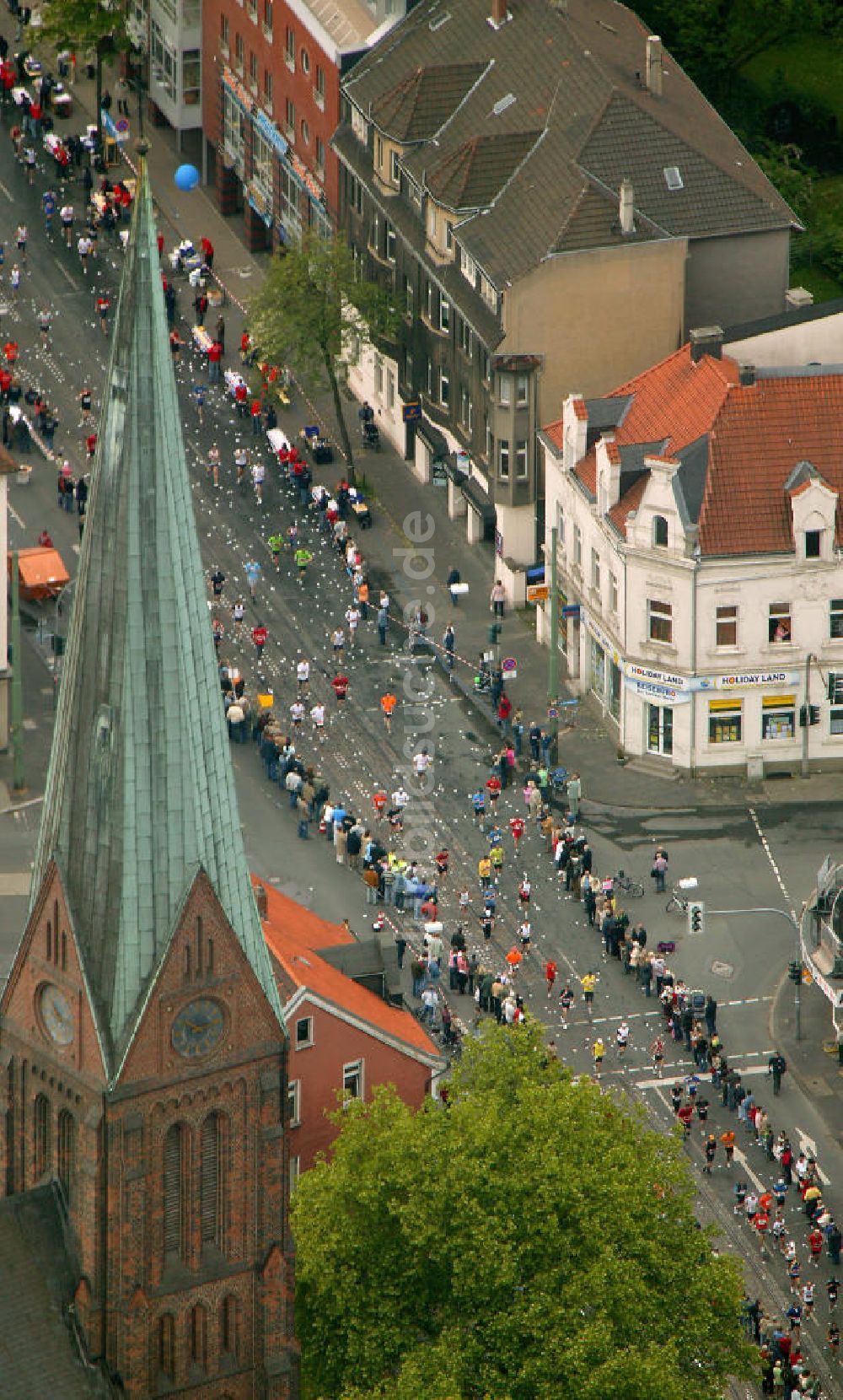 Bochum aus der Vogelperspektive: Ruhr marathon Bochum