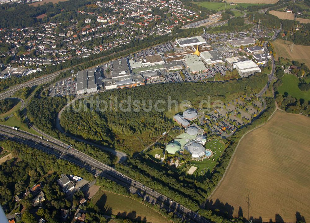 Luftaufnahme Bochum - Ruhr-Park und Meditherme Ruhrpark in Bochum