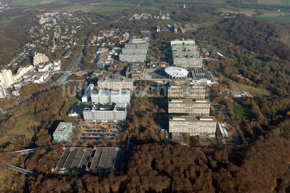 Bochum aus der Vogelperspektive: Ruhr-Universität Bochum im Bundesland Nordrhein-Westfalen