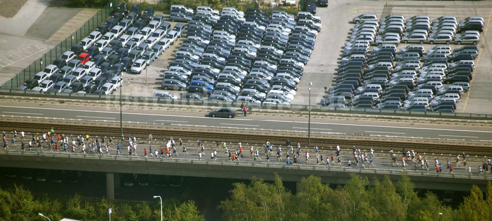 Bochum aus der Vogelperspektive: Ruhrmarathon Bochum