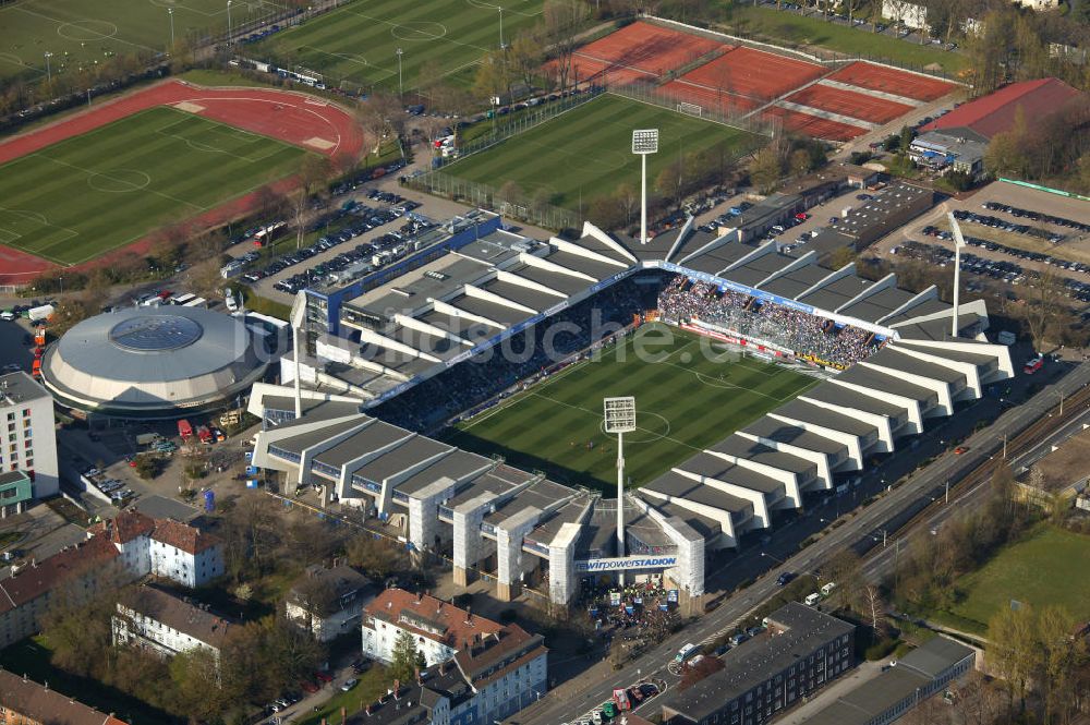 Luftaufnahme Bochum - Ruhrstadion Bochum