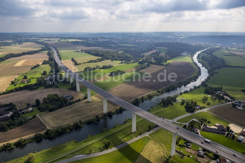 Luftbild Mülheim an der Ruhr - Ruhrtalbrücke Mintard in Mülheim an der Ruhr im Bundesland Nordrhein-Westfalen