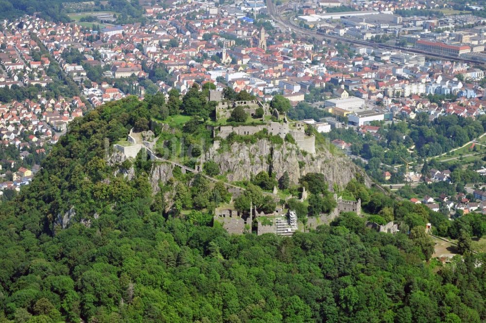 Luftbild Hohentwiel - Ruine der Festung Hohentwiel in Baden-Württemberg