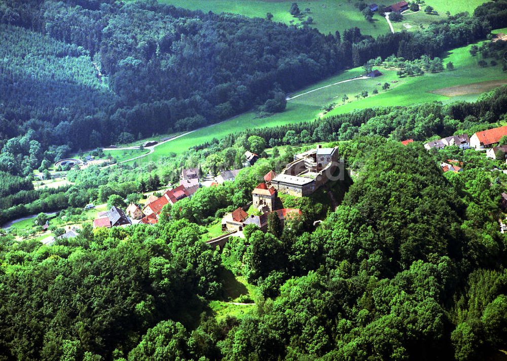 Luftbild Schwäbisch Gmünd - Ruine Hohenrechberg