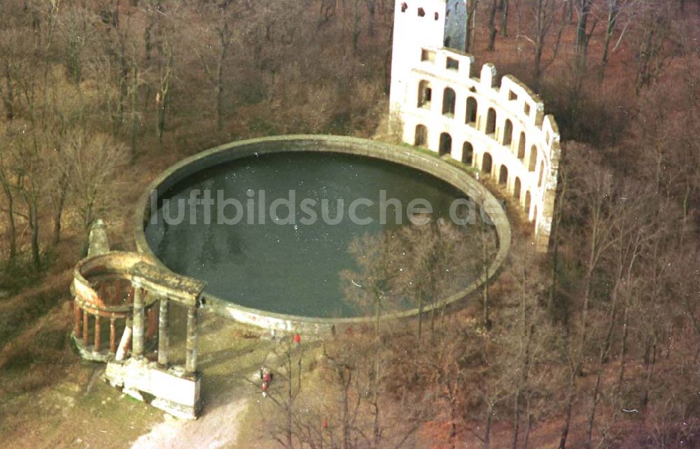 Luftbild Potsdam - 14.02.1995 Ruinenberg am Park von Sanssouci Webmaster@Park-Sanssouci.de