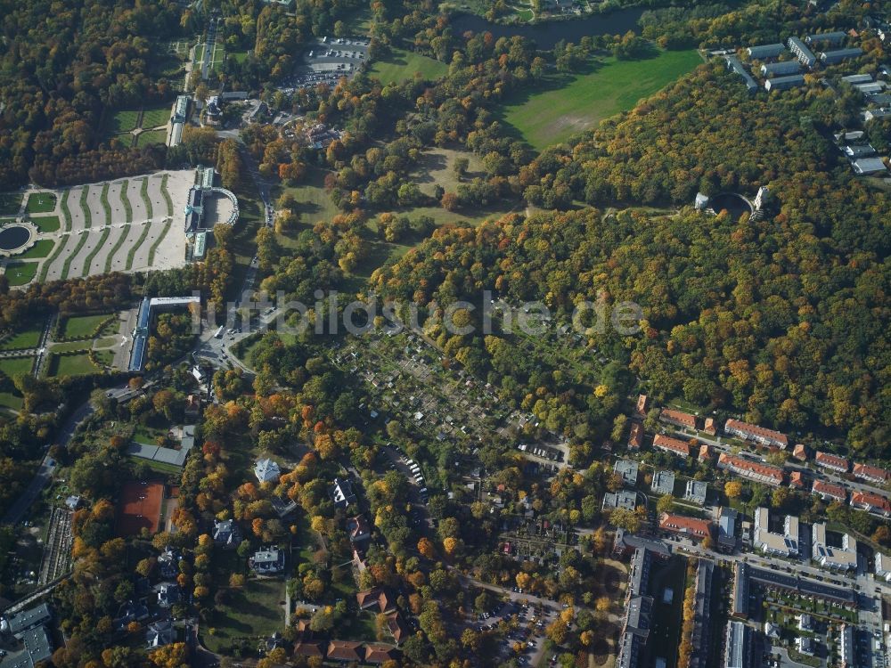 Luftaufnahme Potsdam - Ruinenberg in Potsdam im Bundesland Brandenburg