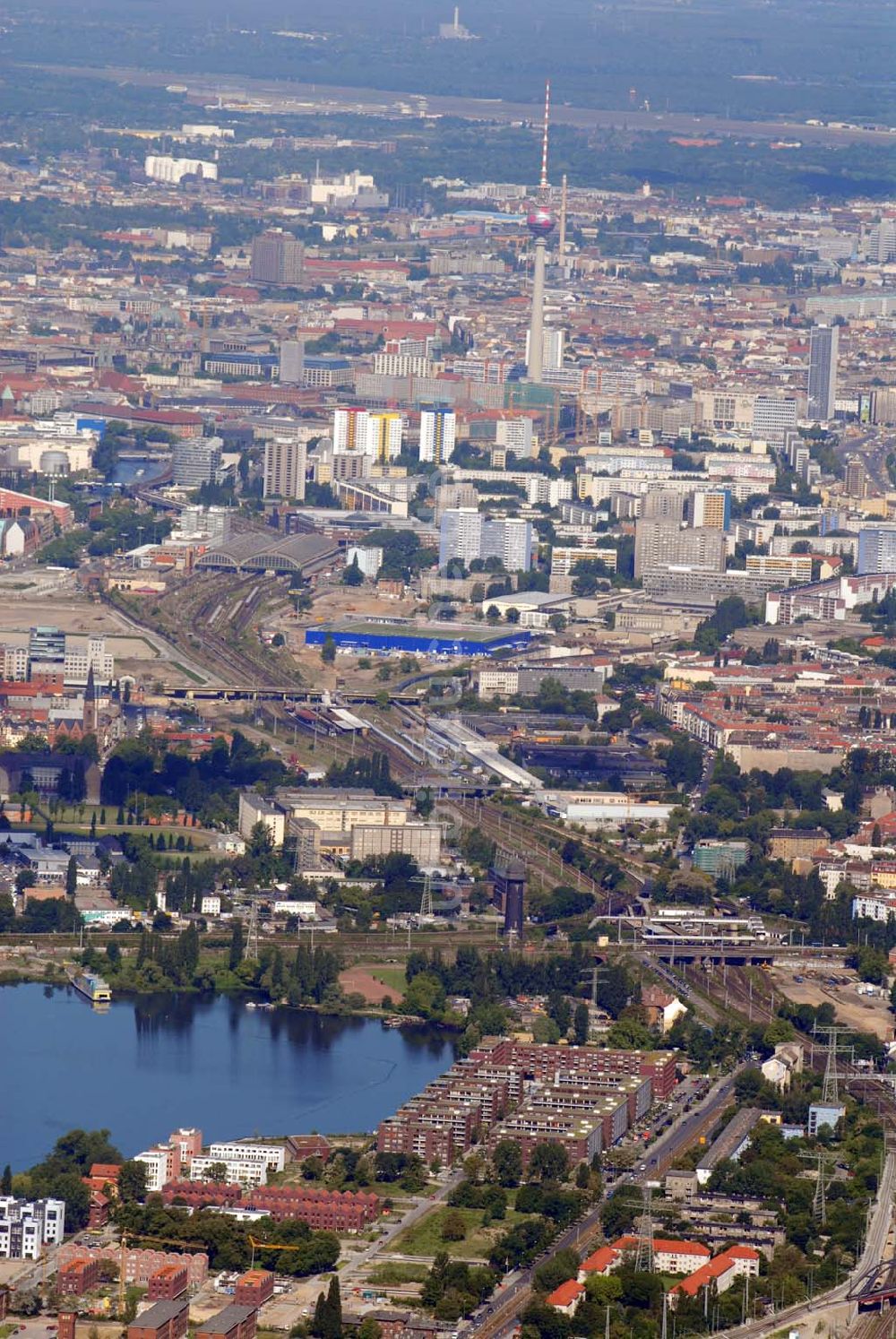 Berlin von oben - Rummelsburger Bucht