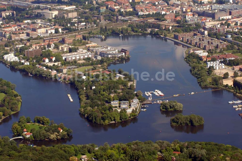 Luftbild Berlin - Rummelsburger Bucht