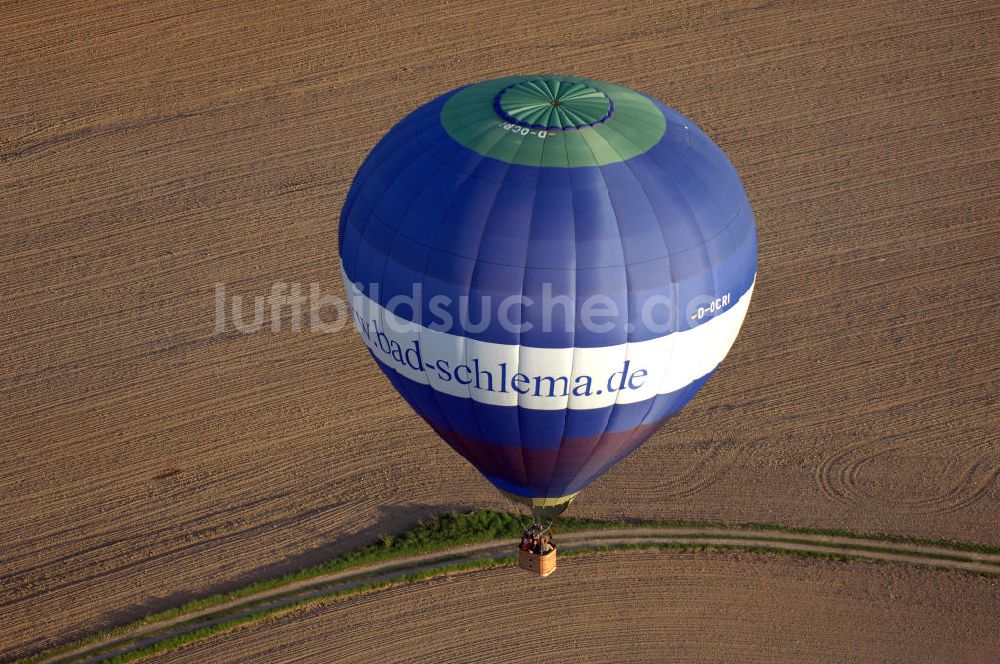 Neumark von oben - Rundflug eines Heißluftballons in Neumark