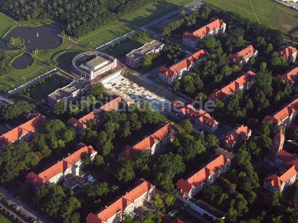 Neuruppin (Brandenburg) aus der Vogelperspektive: Ruppiner Klinikum - Neuruppin (Brandenburg)