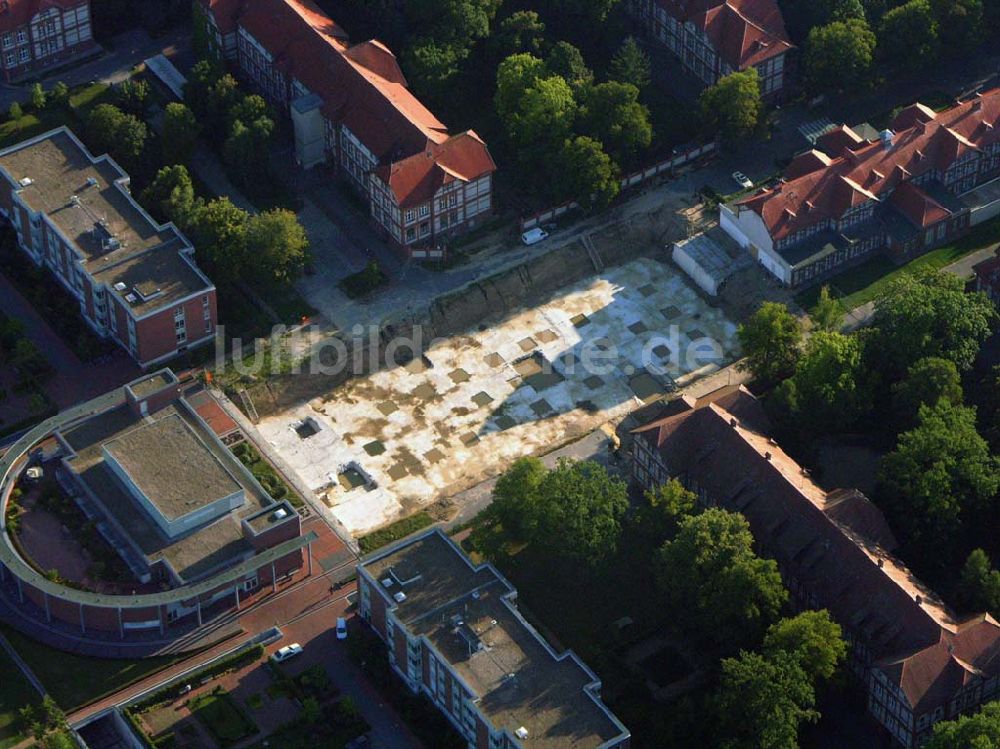 Neuruppin (Brandenburg) aus der Vogelperspektive: Ruppiner Klinikum - Neuruppin (Brandenburg)